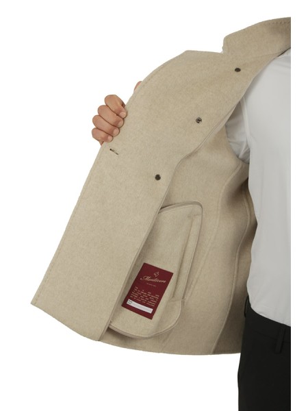 Giubbotto Montecore in Cashmere Naturale