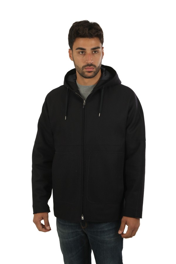 Abbigliamento con cappuccio giro manica sceso 80%la 20%poliammide