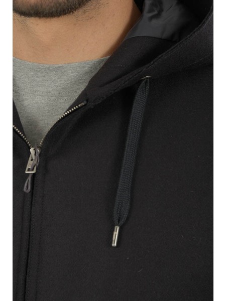 Abbigliamento con cappuccio giro manica sceso 80%la 20%poliammide