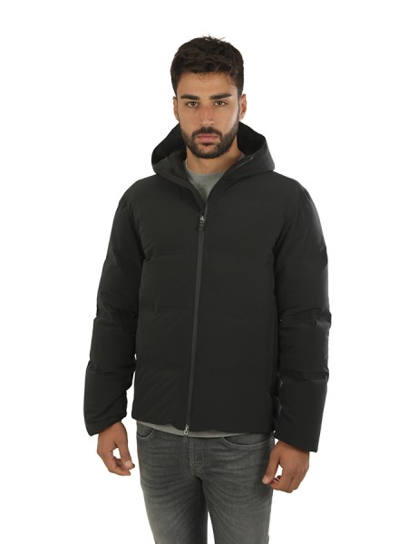 Abbigliamento piumino con cappuccio 89%poliammide 11%elastan