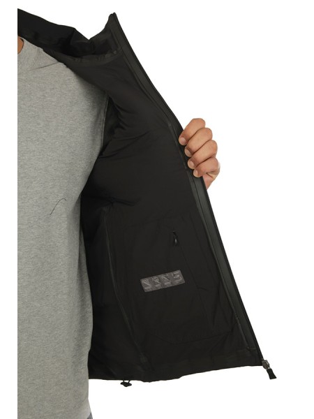 Abbigliamento piumino con cappuccio 89%poliammide 11%elastan