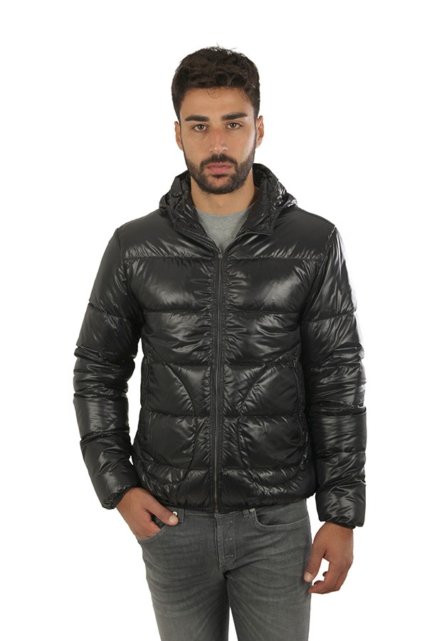 Piumino Herno in Nylon Ultralight Nero