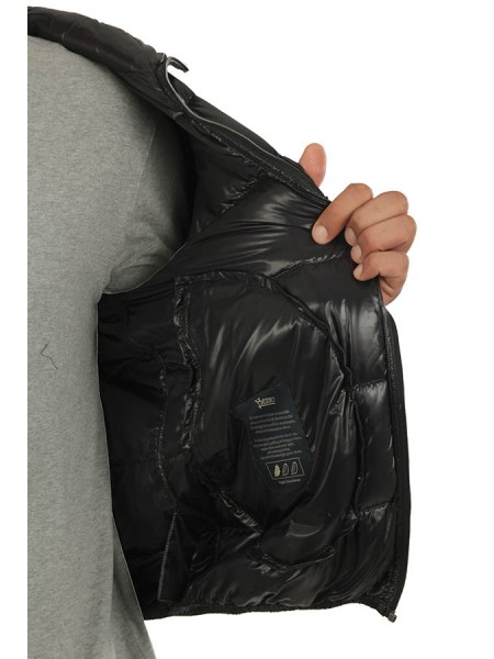Piumino Herno in Nylon Ultralight Nero