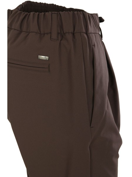 Pantalone Herno in Warm Tech Marrone Scuro