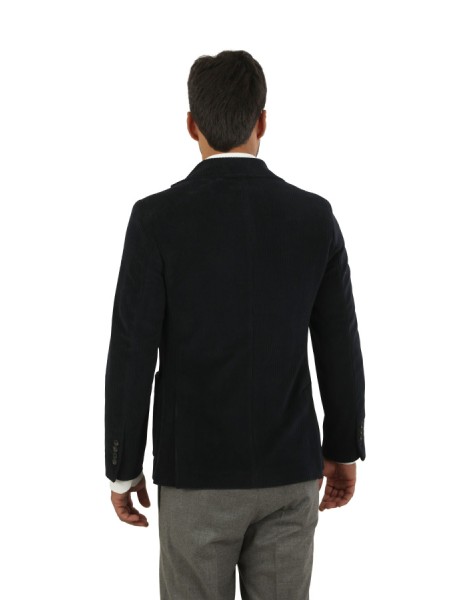 Giacca Circolo in Velluto Blu