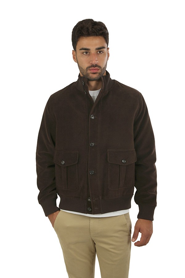 Giubbino Circolo Valstar in Velluto Corteccia