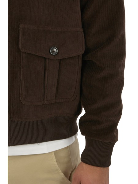 Giubbino Circolo Valstar in Velluto Corteccia