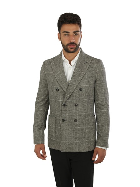 Giacca Circolo Doppiopetto Nero