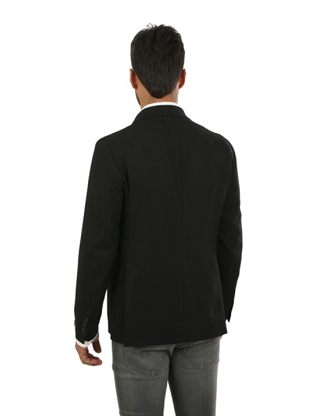 Giacca Tagliatore Nero Spigato