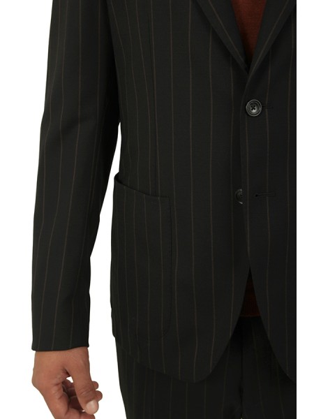 Abito Tagliatore Gessato Nero