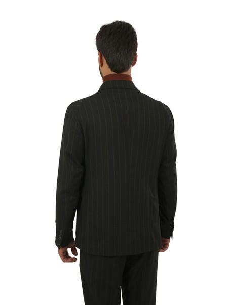 Abito Tagliatore Gessato Nero