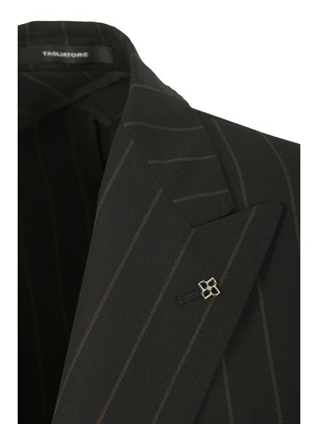 Abito Tagliatore Gessato Nero