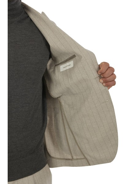 Abbigliamento sfoderato tasche applicate pantalone 1pences 100%la