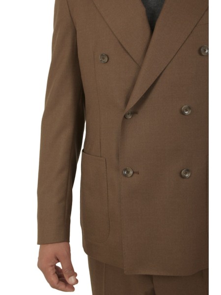 Abbigliamento doppio petto pantalone 1pences 100%la 120's natural strech