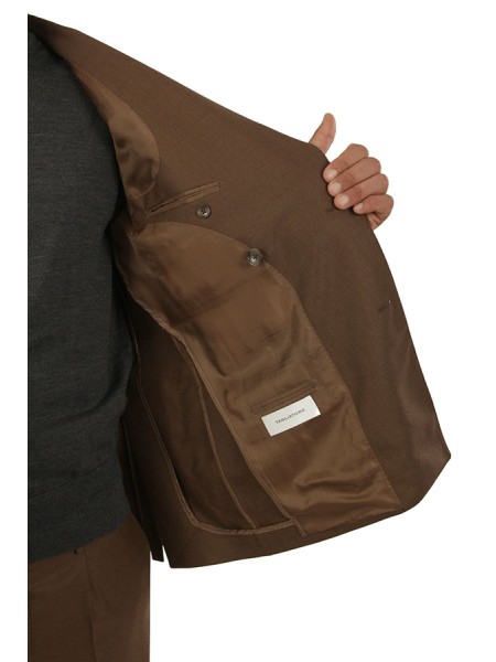 Abbigliamento doppio petto pantalone 1pences 100%la 120's natural strech