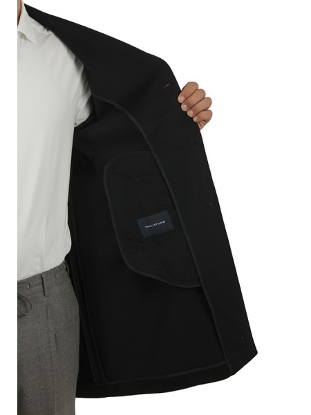 Abbigliamento monopetto rever a lancia tasche oblique 100%la