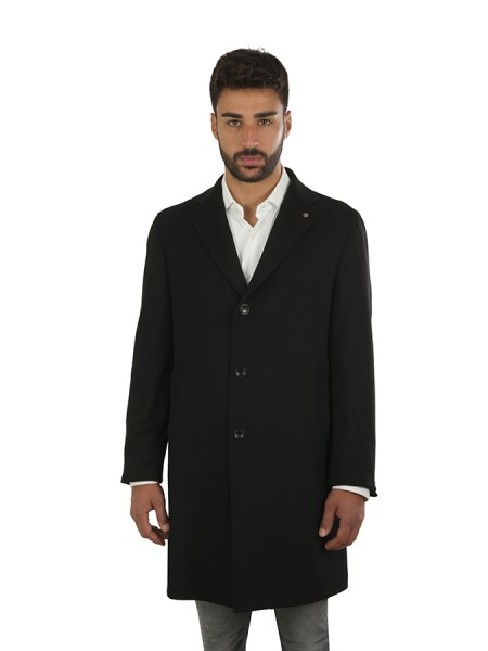 Abbigliamento monopetto rever a lancia tasche oblique 100%la