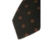 Cravatta Tagliatore Nero/Marrone