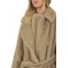 Cappotto Herno in Soft Faux Fur Chantilly