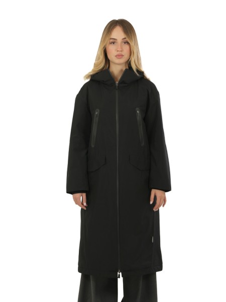 Piumino Herno Lungo in 2 Layer Windstopper Nero