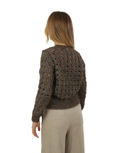 Maglia Herno Resort in Alpaca Woll Fondente