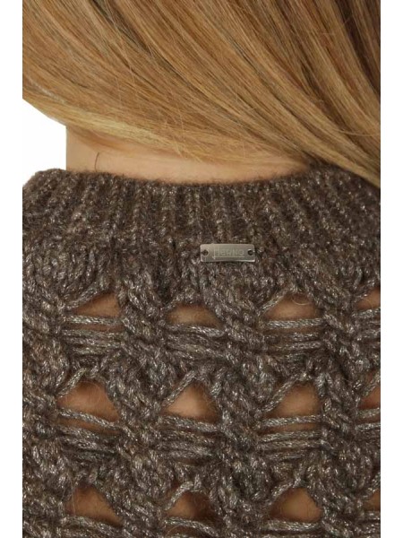 Maglia Herno Resort in Alpaca Woll Fondente