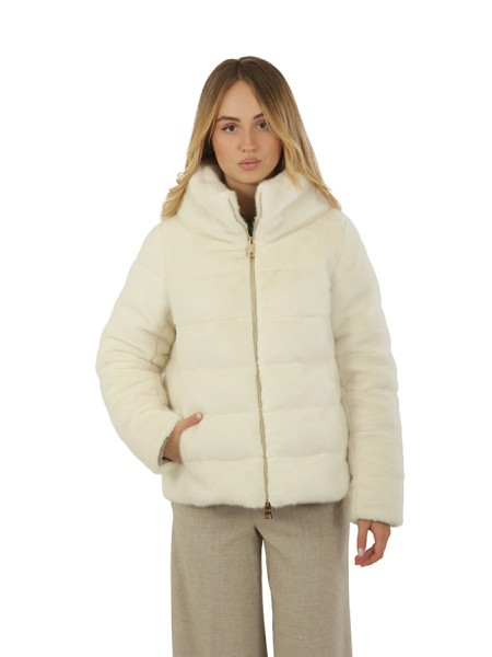 Giubbino Herno in Lady Alternative Fur Bianco