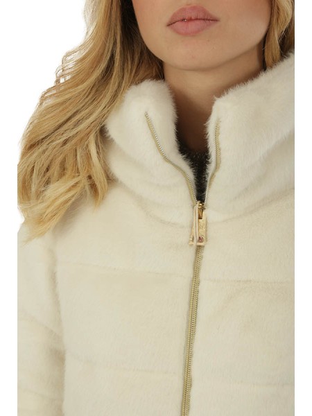 Giubbino Herno in Lady Alternative Fur Bianco