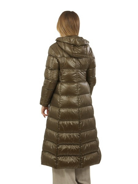 Piumino Herno Lungo Verde Militare