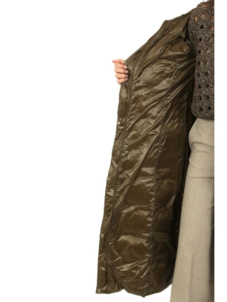 Piumino Herno Lungo Verde Militare