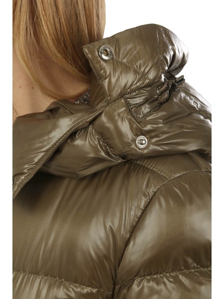 Piumino Herno Lungo Verde Militare