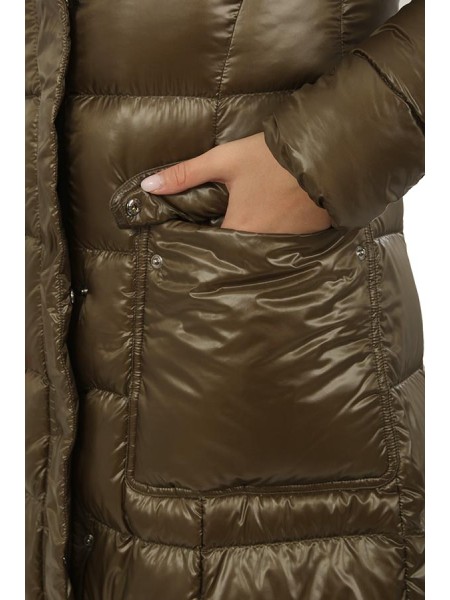 Piumino Herno Lungo Verde Militare