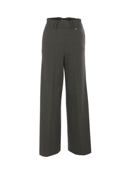 Pantalone Herno Resort in Melange Flannel Ferro