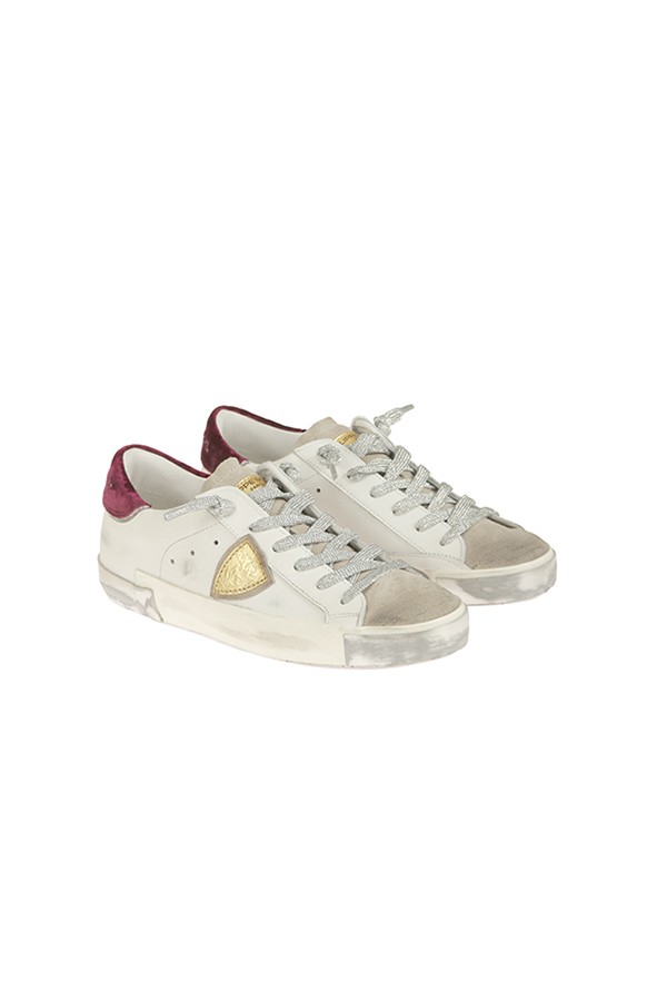 Sneakers Philippe Model Prsx Bianco/Bordeaux