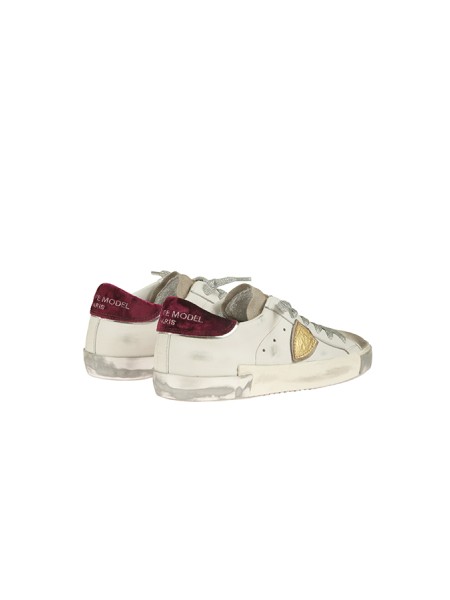 Sneakers Philippe Model Prsx Bianco/Bordeaux