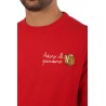 Maglia MC2 Maglia con Ricamo Adoro il Pandoro Rosso