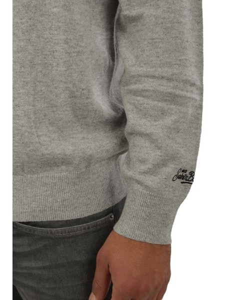 Maglia MC2 con Ricamo Life is too short for Sport Grigio