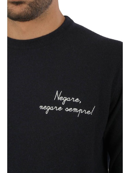 Maglia MC2 Ricamo Negare Negare Sempre Blu