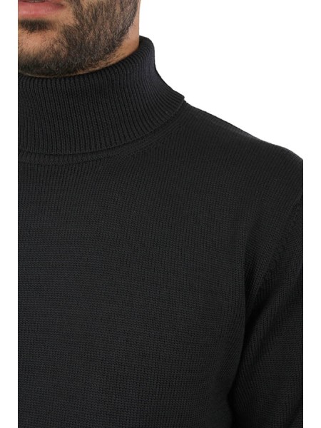 Maglia Roberto Collina Dolcevita Navy