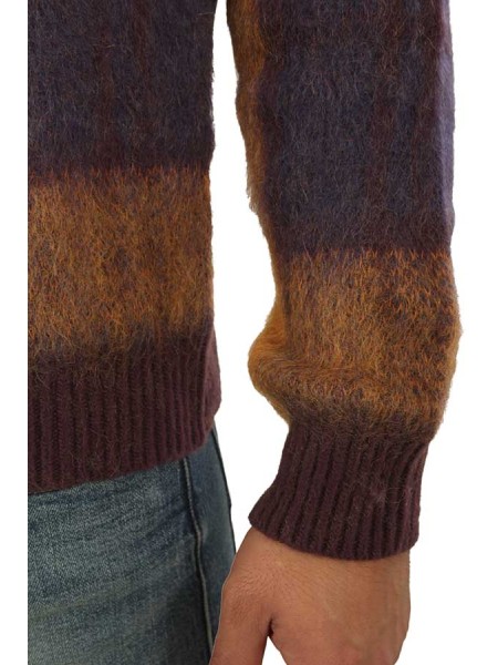 Maglia Roberto Collina Check Jacquard Fico