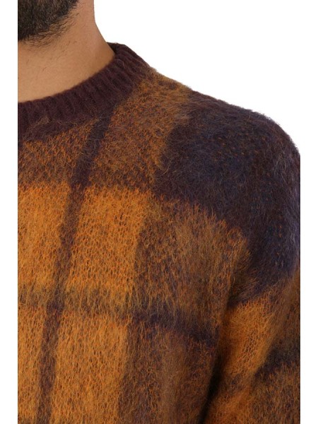 Maglia Roberto Collina Check Jacquard Fico