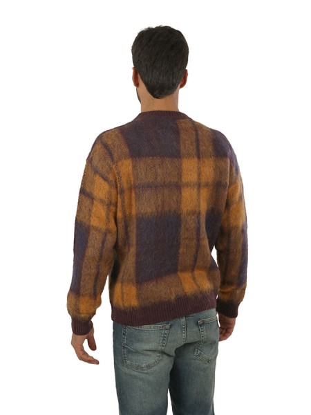 Maglia Roberto Collina Check Jacquard Fico