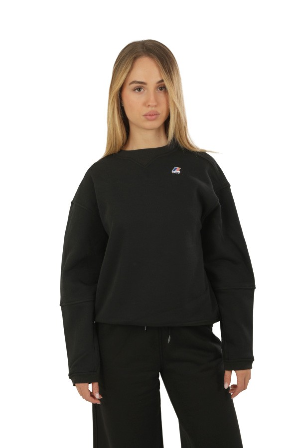 Felpa K-WAY Noella Black Pure