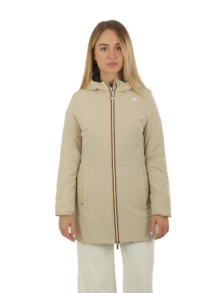 Giubbino K-WAY Denise ST Warm Double Beige/Black