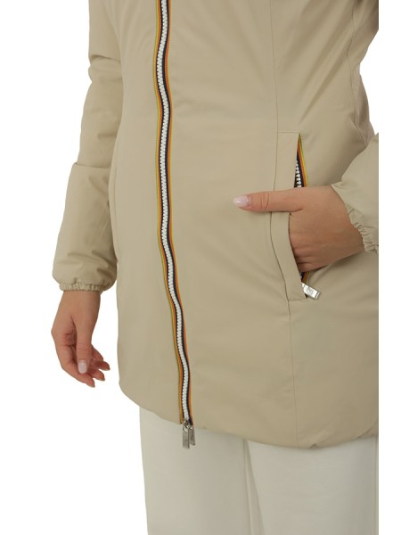 Giubbino K-WAY Denise ST Warm Double Beige/Black