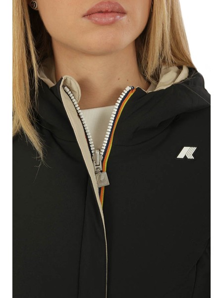 Giubbino K-WAY Denise ST Warm Double Beige/Black