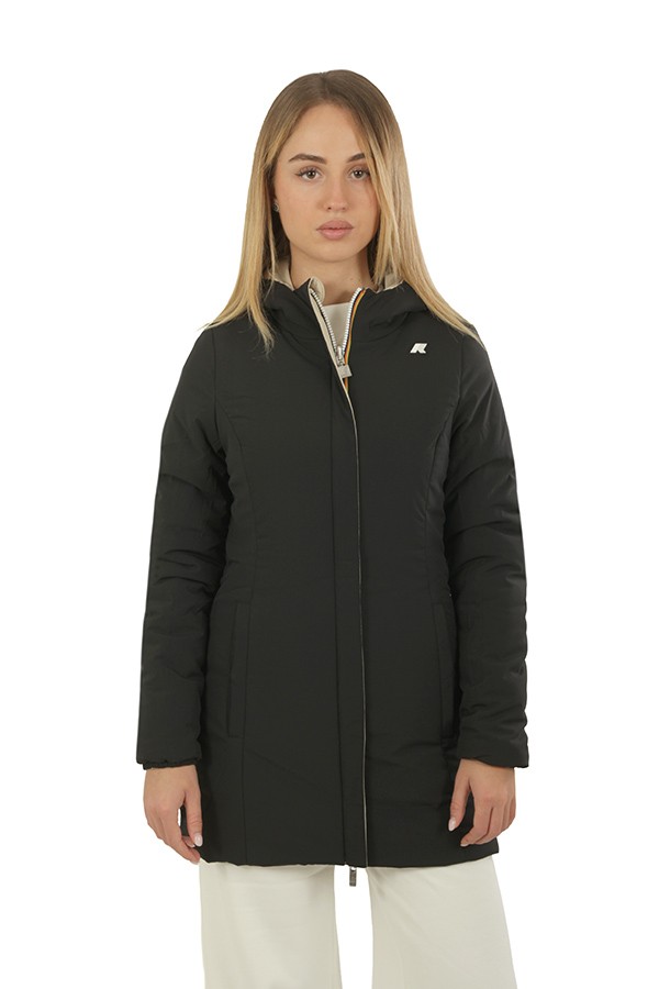 Giubbino K-WAY Denise ST Warm Double Beige/Black