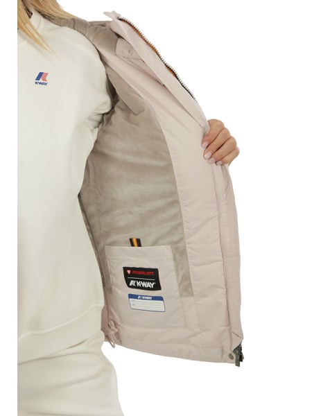 Giubbino K-WAY Lil Soft Touch Marmotta Rose/Grey