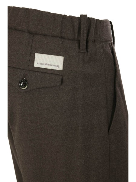 Pantalone Nine in the Morning Blenda Marrone Glace