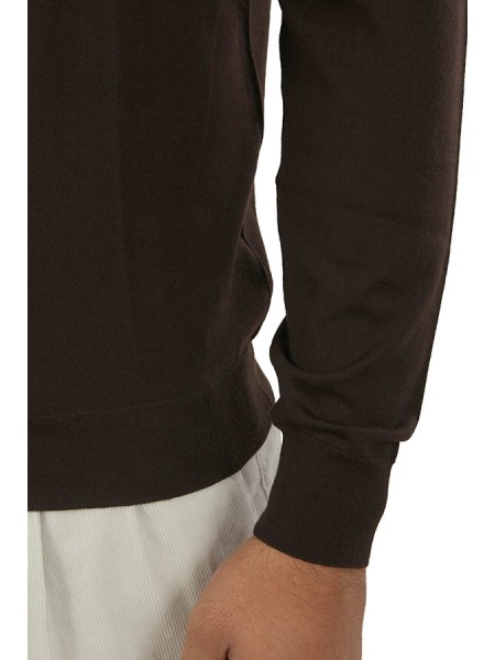 Maglia Drumohr Polo Truffle